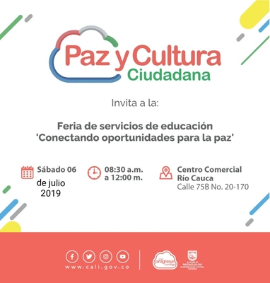 Feria de servicios de educación "Conectando oportunidades para la paz"