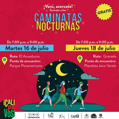 Caminata nocturna ruta Granada