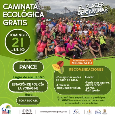 Caminata Ecológica ruta Pance
