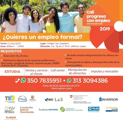 Continúa la convocatoria Bono de Impacto Social 