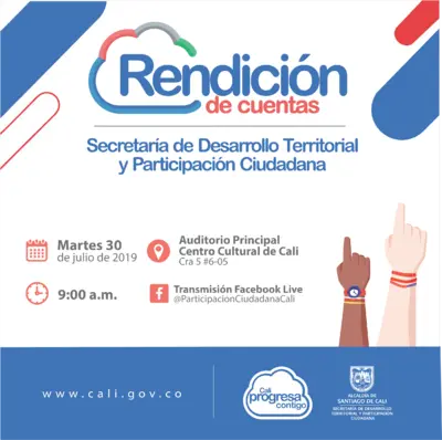 Segunda jornada de Rendición de cuentas