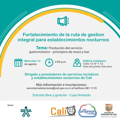 Fortalecimiento de la ruta de gestión integral para establecimientos nocturnos