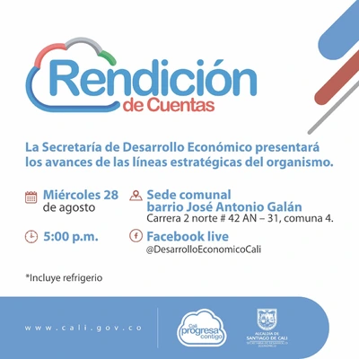 Secretaría de Desarrollo Económico realizará segunda rendición de cuentas en agosto