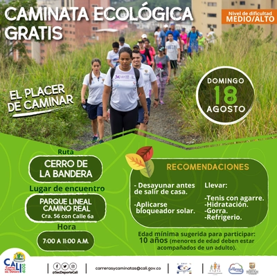 Caminata ecológica ruta La Bandera