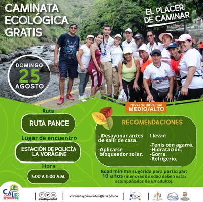 Caminata Ecológica ruta Pance