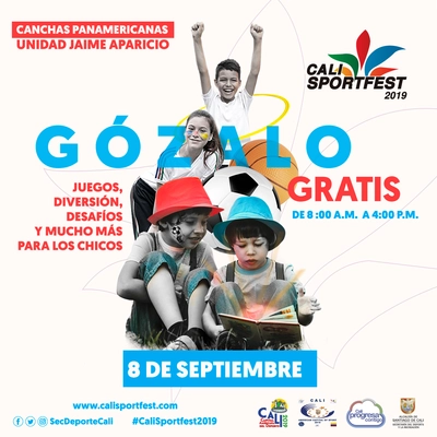 Juegos, diversión, desafíos y mucho más para los chicos - Cali SportFest2019