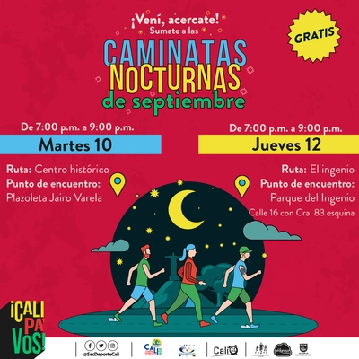 Caminata nocturna ruta El Ingenio
