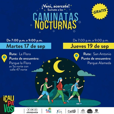 Caminata Nocturna Ruta La Flora