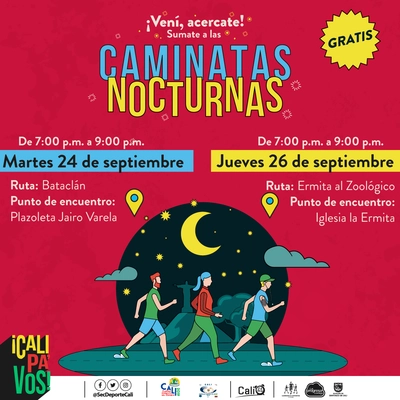 Caminata nocturna ruta Bataclán