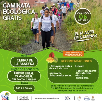 Caminata ecológica ruta La Bandera