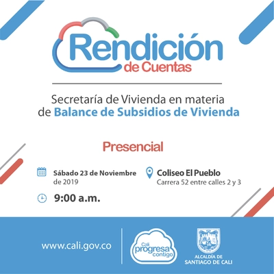 Rendición de Cuentas Noviembre 23 de 2019