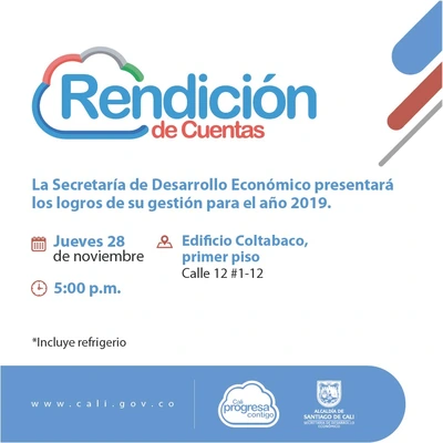 Rendición de Cuentas 28 de Noviembre 2019
