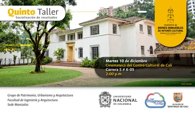 Quinto taller de Bienes Inmuebles de Interés Cultural 