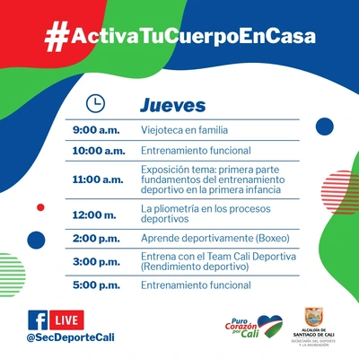 Activa tu cuerpo en casa