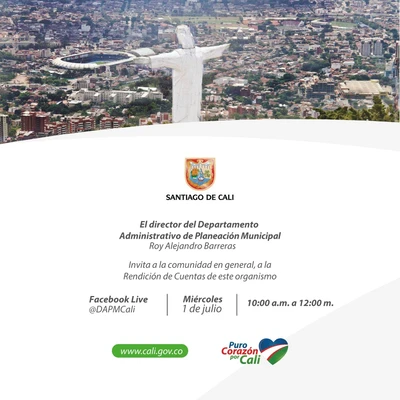 Primera jornada de Rendición de Cuentas del Departamento Administrativo de Planeación Municipal