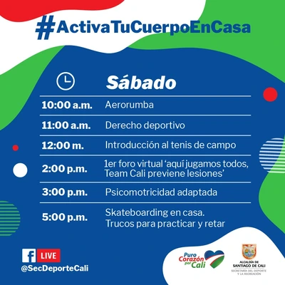 Activa tu cuerpo en casa