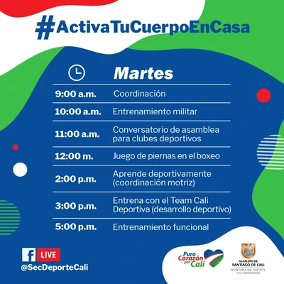 Activa tu cuerpo en casa