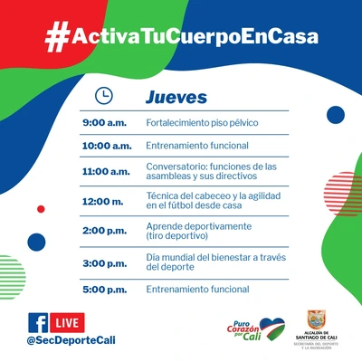 Activa tu cuerpo en casa