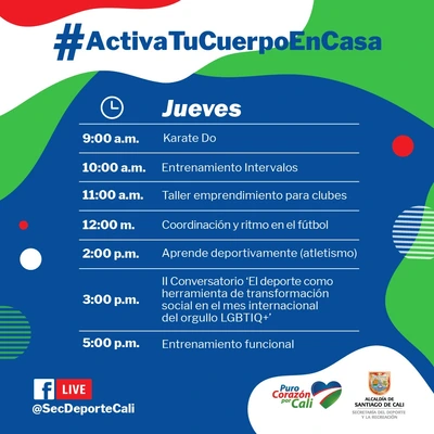 Activa tu cuerpo en casa