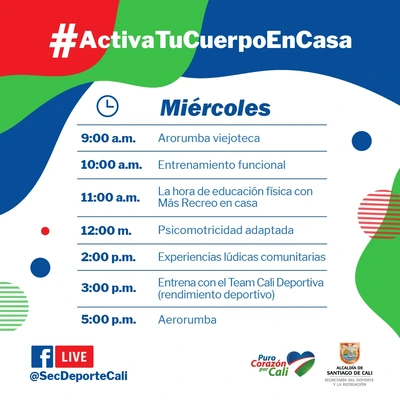 Activa tu cuerpo en casa