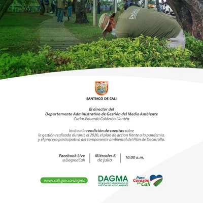 Rendición de cuentas del DAGMA