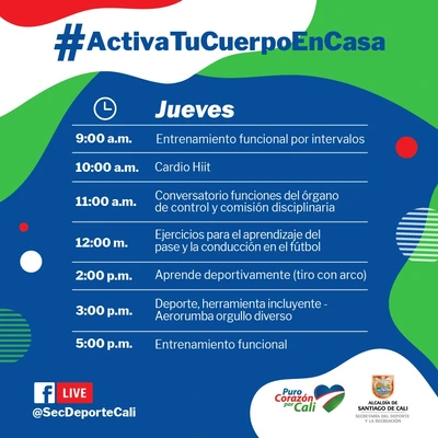 Activa tu cuerpo en casa