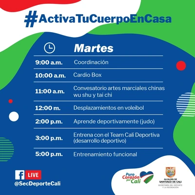 Activa tu cuerpo en casa