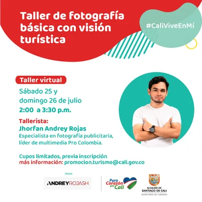Taller de fotografía básica con visión turística