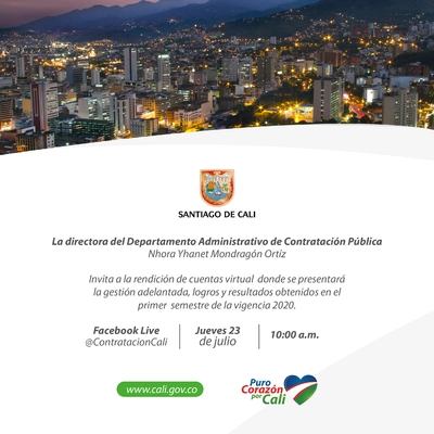 Rendición de cuentas del Departamento Administrativo de Contratación Pública