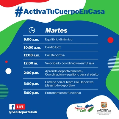 Activa tu cuerpo en casa