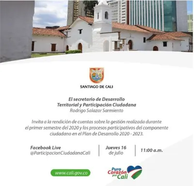 Primera Jornada de Rendición de Cuentas de la Secretaría de Desarrollo Territorial y Participación Ciudadana