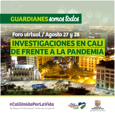 Investigaciones en Cali de frente a la pandemia