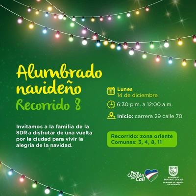 Alumbrado navideño  Recorrido 8