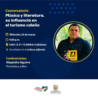 Música y literatura, su influencia en el Turismo Caleño