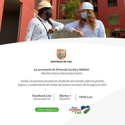 Primera Rendición de Cuentas de la Secretaria de Vivienda Social y Hábitat 2021