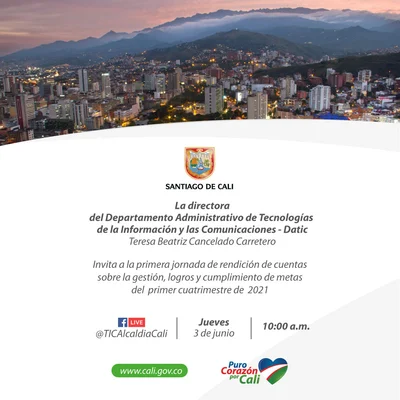 Primera Rendición de cuentas DATIC 2021