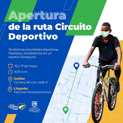 Apertura de rutas deportivas - Ruta Circuito deportivo