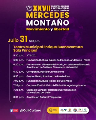 Segunda Gala XXVII Encuentro Nacional e Internacional de Danzas Folclóricas Mercedes Montaño