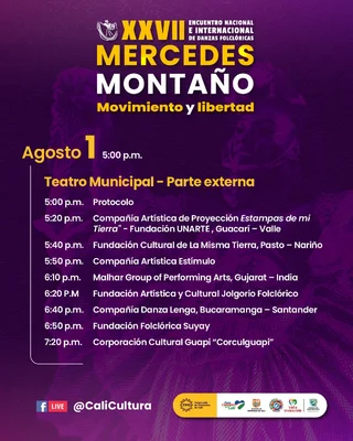 Gala de Cierre del XXVII Encuentro Nacional e Internacional de Danzas Folclóricas Mercedes Montaño