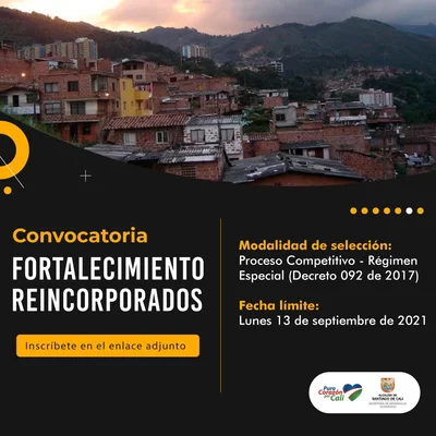 Capacitación fortalecimiento reincorporados