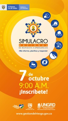 Simulacro Nacional de respuesta a Emergencia 