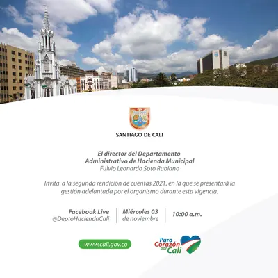 Segunda actividad de rendición de cuentas de Hacienda - 2021