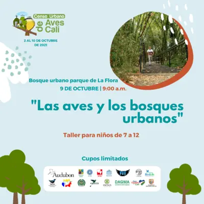 Taller presencial: Las aves y los bosques urbanos