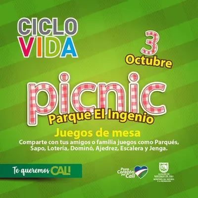 Ciclovida - Picnic parque del Ingenio