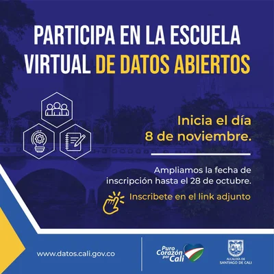 Inscripción para participar en la Escuela de Transparencia en Datos Abiertos