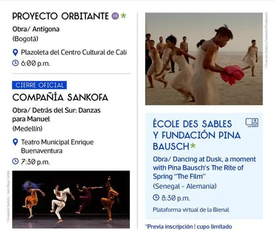Bienal ‘Detrás del sur: Danzas para Manuel’