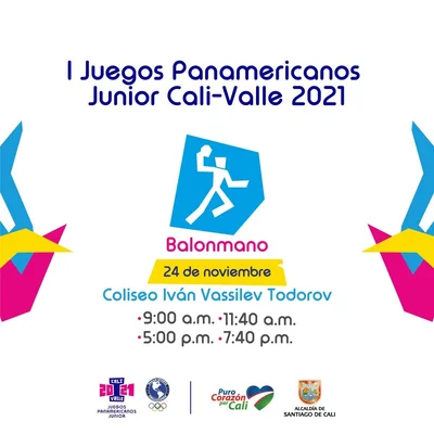Balonmano femenino - I Juegos Panamericanos Junior Cali - Valle 2021
