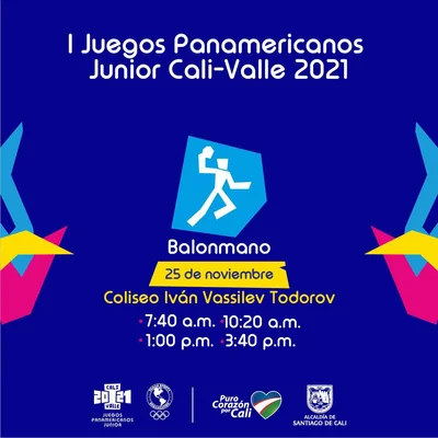 Balonmano femenino - I Juegos Panamericanos Junior Cali - Valle 2021