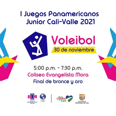 Voleibol equipos Masculina - I Juegos Panamericanos Junior Cali - Valle 2021