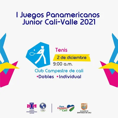 Tenis todos - I Juegos Panamericanos Junior Cali - Valle 2021